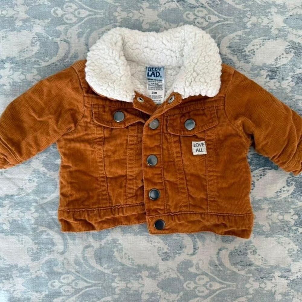 Little-lad Brown and Orange Jacket